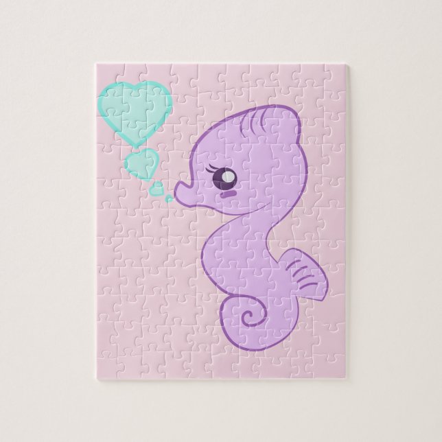 Cute Baby Seahorse puzzle (Vertical)