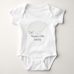 Cute Baby Seal Baby Bodysuit