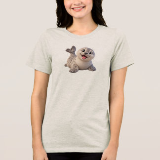 Cute Baby Seal – Funny Arctic Seal Tri-Blend Shirt