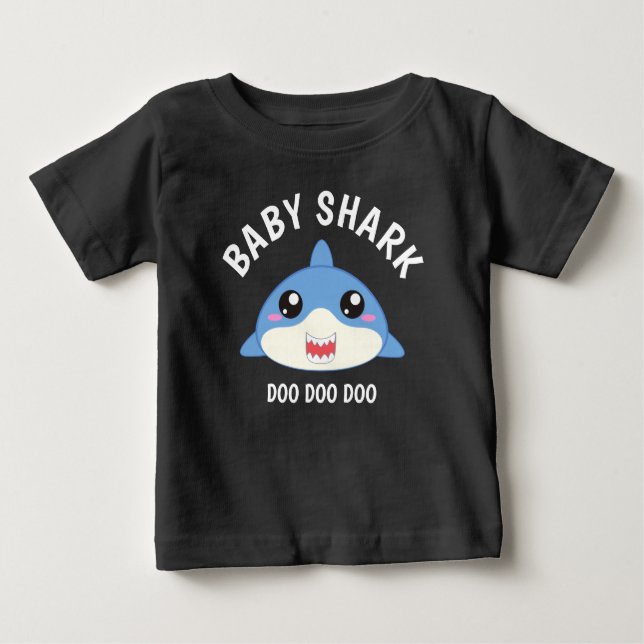 Cute Baby Shark  T-Shirt (Front)