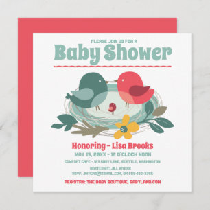 Cute Baby Shower  Invitation