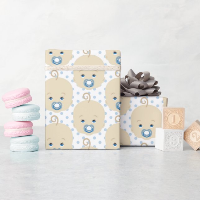 Cute Baby Shower Wrapping Paper (Baby Shower)