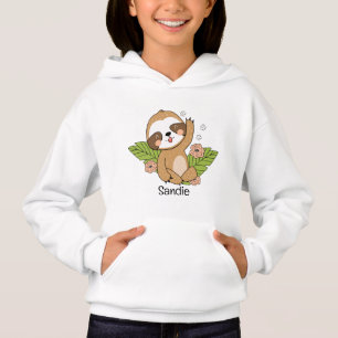 Cute Baby Sloth Custom Name        