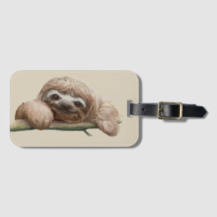 Cute Baby sloth Luggage Tag