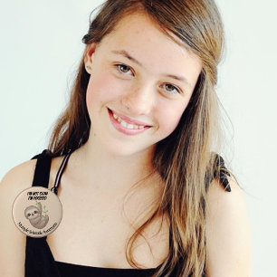 Cute Baby Sloth Multiple Sclerosis 6 Cm Round Badge