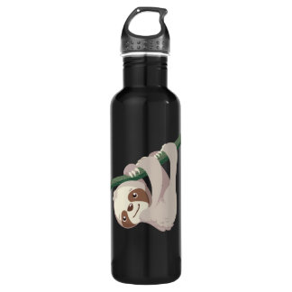 Cute Baby Sloth on a Branch 710 Ml Water Bottle