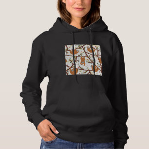 Cute Baby Sloth With Mum Scoop Hoodie