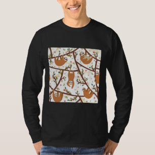 Cute Baby Sloth With Mum Scoop T-Shirt