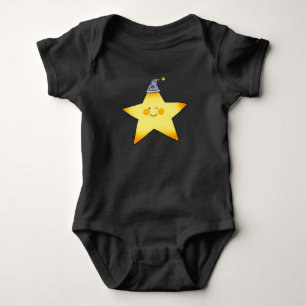 Cute baby Star Cartoon Illustration Bodysuit