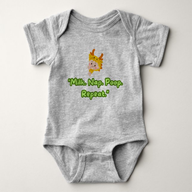 Cute Baby Suit Baby Bodysuit (Front)