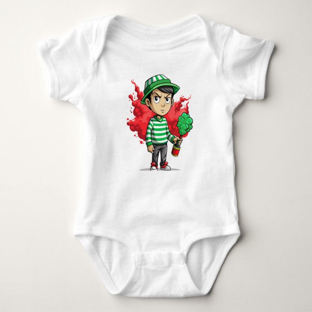 Cute baby T-shirt  Baby Bodysuit (Front)