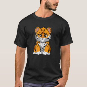 Cute Baby Tiger Big Cats Wildlife Animals T-Shirt