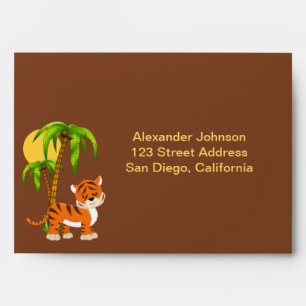 Cute Baby Tiger Envelope