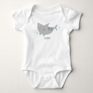 Cute Baby Tiger Shark Onsie T-Shirt Bodysuit