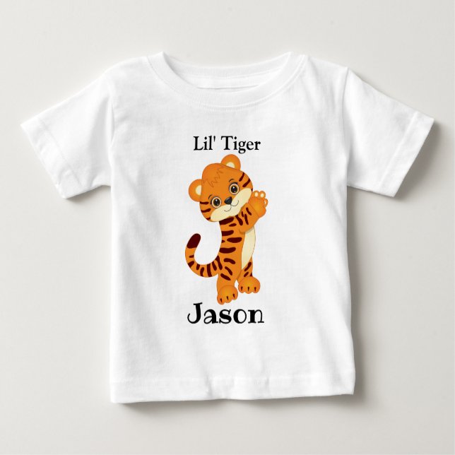 Cute Baby Tiger T-Shirt  (Front)