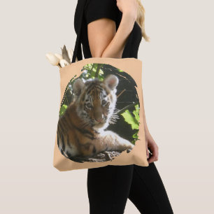 Cute Baby Tiger Tote Bag