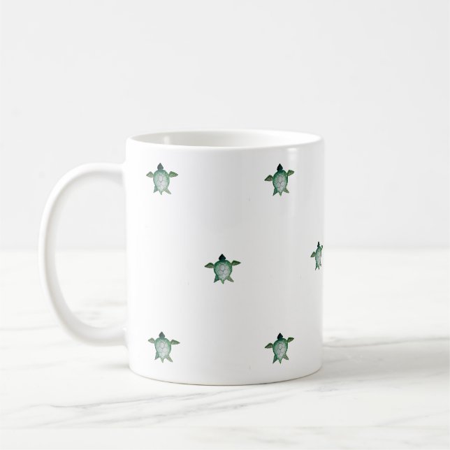 Cute Baby turtle coffee mug (Left)