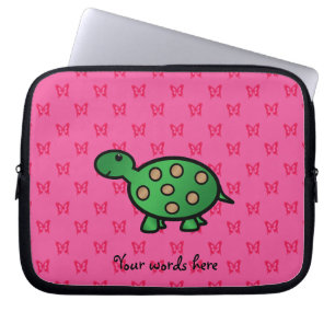 Cute baby turtle laptop sleeve