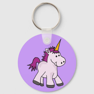 Cute Baby Unicorn Cartoon Key Ring