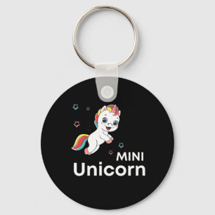 Cute baby unicorn Modern Key Ring