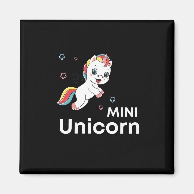 Cute baby unicorn Modern        Magnet (Front)