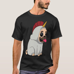 Cute Baby Unicorn Pug Dog 501 T-Shirt