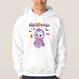 Cute Baby Vampire Halloween Kawaii Design Hoodie