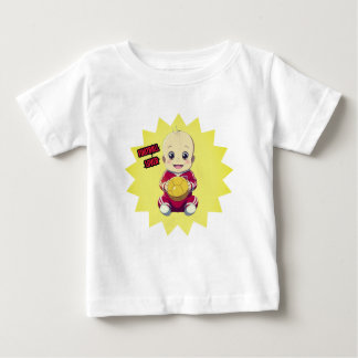 Cute baby wearing football player outfit baby T-Shirt