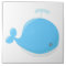 Cute baby whale kawaii cartoon