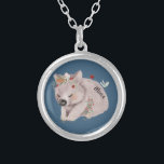 Cute Baby Wombat Gold Speckle CustomPing Pong Ball Silver Plated Necklace<br><div class="desc">Introducing this delightful watercolor wombat with a touch of gold sparkle! This adorable creature will bring a whimsical charm to any space with its endearing features and enchanting artistic design. To add a touch of magic,  we've infused this lovely artwork with delicate gold sparkle accents.</div>