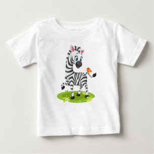 Cute Baby Zebra Cartoon-23960 Baby T-Shirt