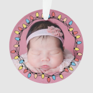 Cute baby's first christmas  ornament