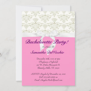 CUTE Bachelorette Party Design Invitation