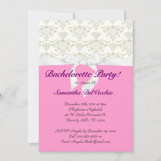 CUTE Bachelorette Party Design Invitation