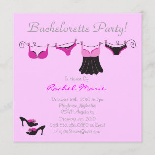 Cute Bachelorette Party Invitation