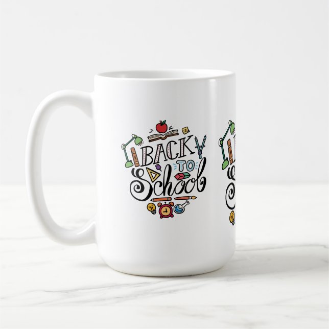 Cute Back to School Custom Mug (Left)