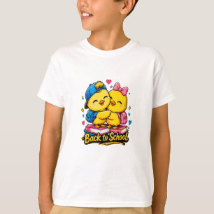 Cute Back to School Friends Learning Design T-Shirt