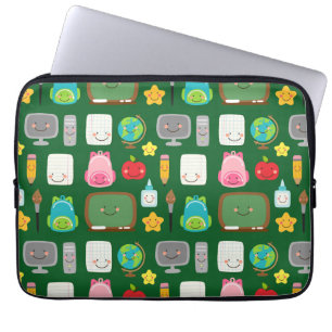 Cute Back to School Kawaii Classroom Supplies Laptop Sleeve