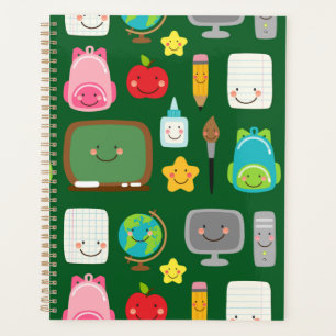Cute Back to School Kawaii Classroom Supplies Planner