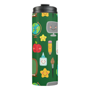 Cute Back to School Kawaii Classroom Supplies Thermal Tumbler
