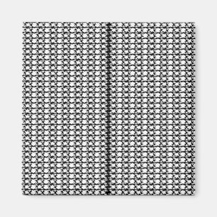 Cute Back to School Pastel Pattern Magnet