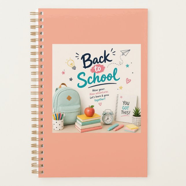 CUTE BACK TO SCHOOL  PLANNER (Front)