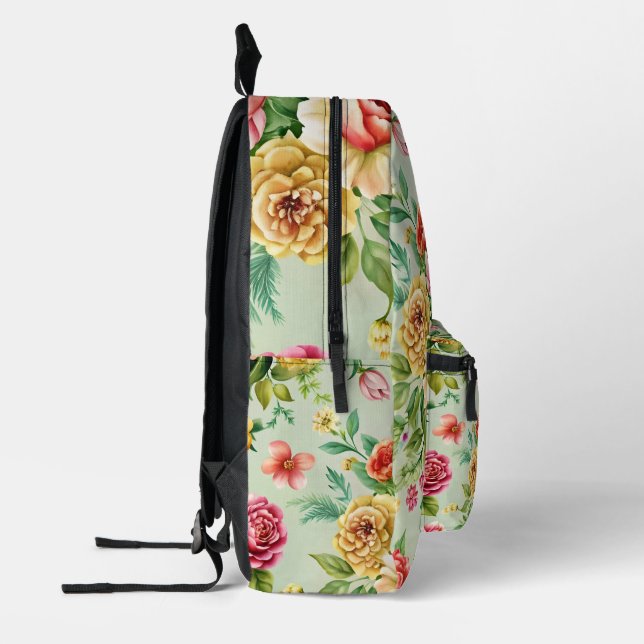 Cute Backpack , flowers Backpack (Left)