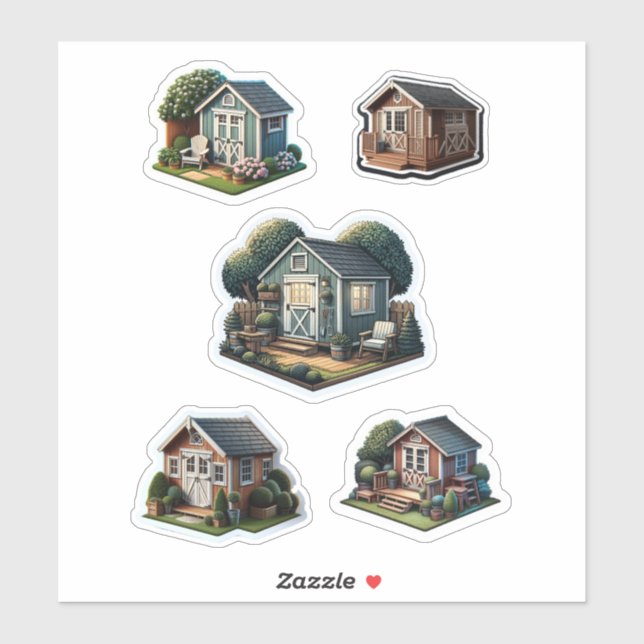 Cute Backyard Garden Sheds  (Sheet)
