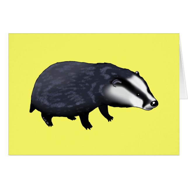 Cute badger (Front Horizontal)