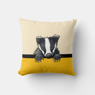 Cute Badger Cushion