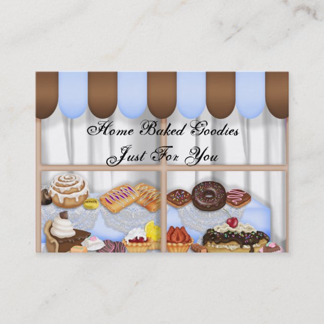 CUTE BAKED GOODS  Business Card (Front)