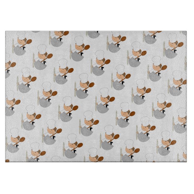 Cute Bakermen Cutting Board (Front)