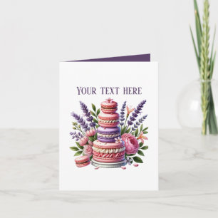 Cute bakery cookies customizable card