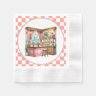 Cute Bakery counter party Paper Napkin